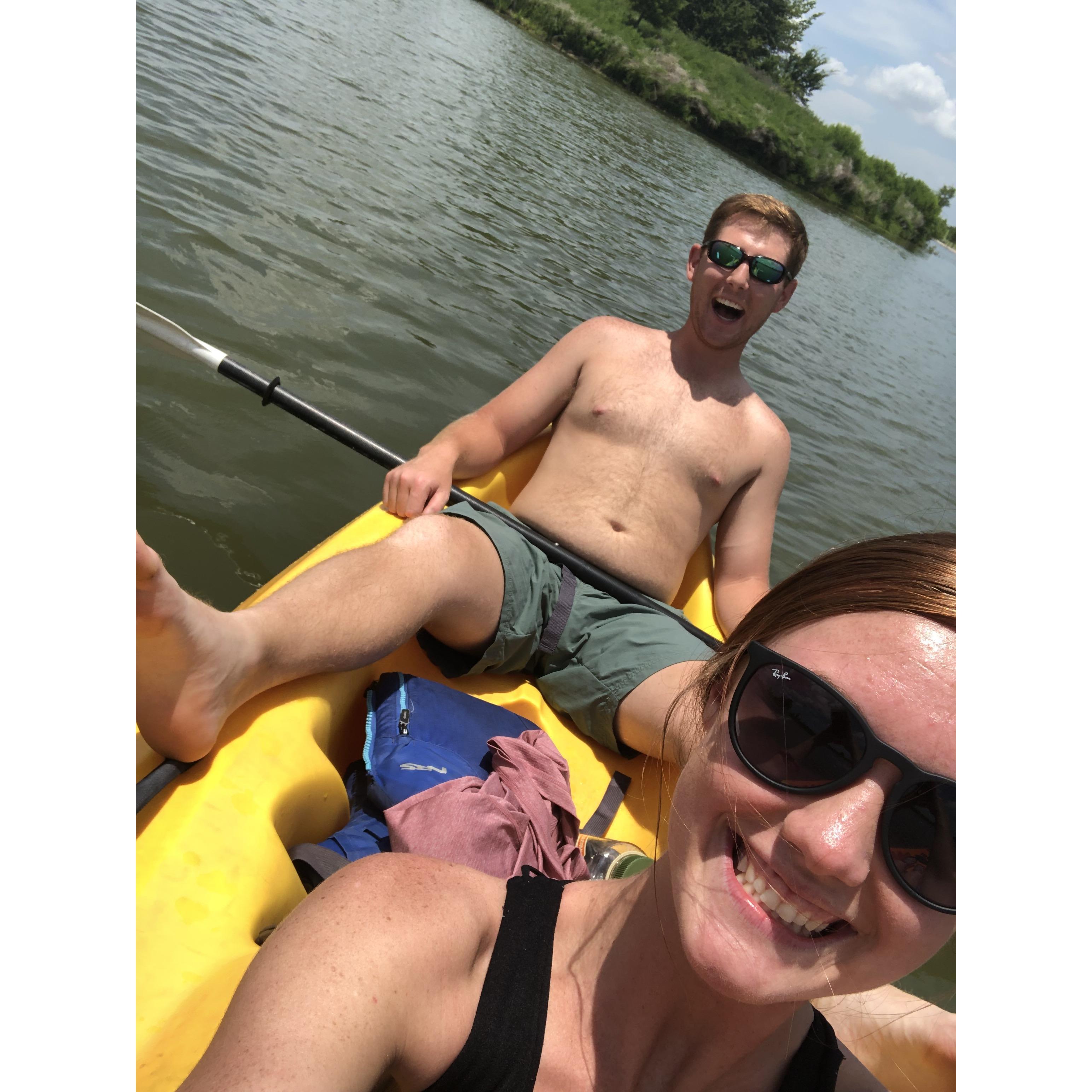 Kayaking at Shelby Farms Park