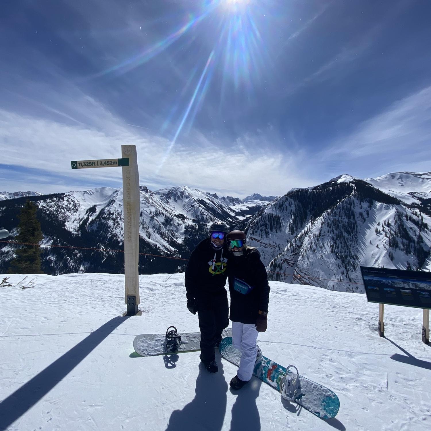 March 2023 
Snowboarding in Snowmass, Aspen