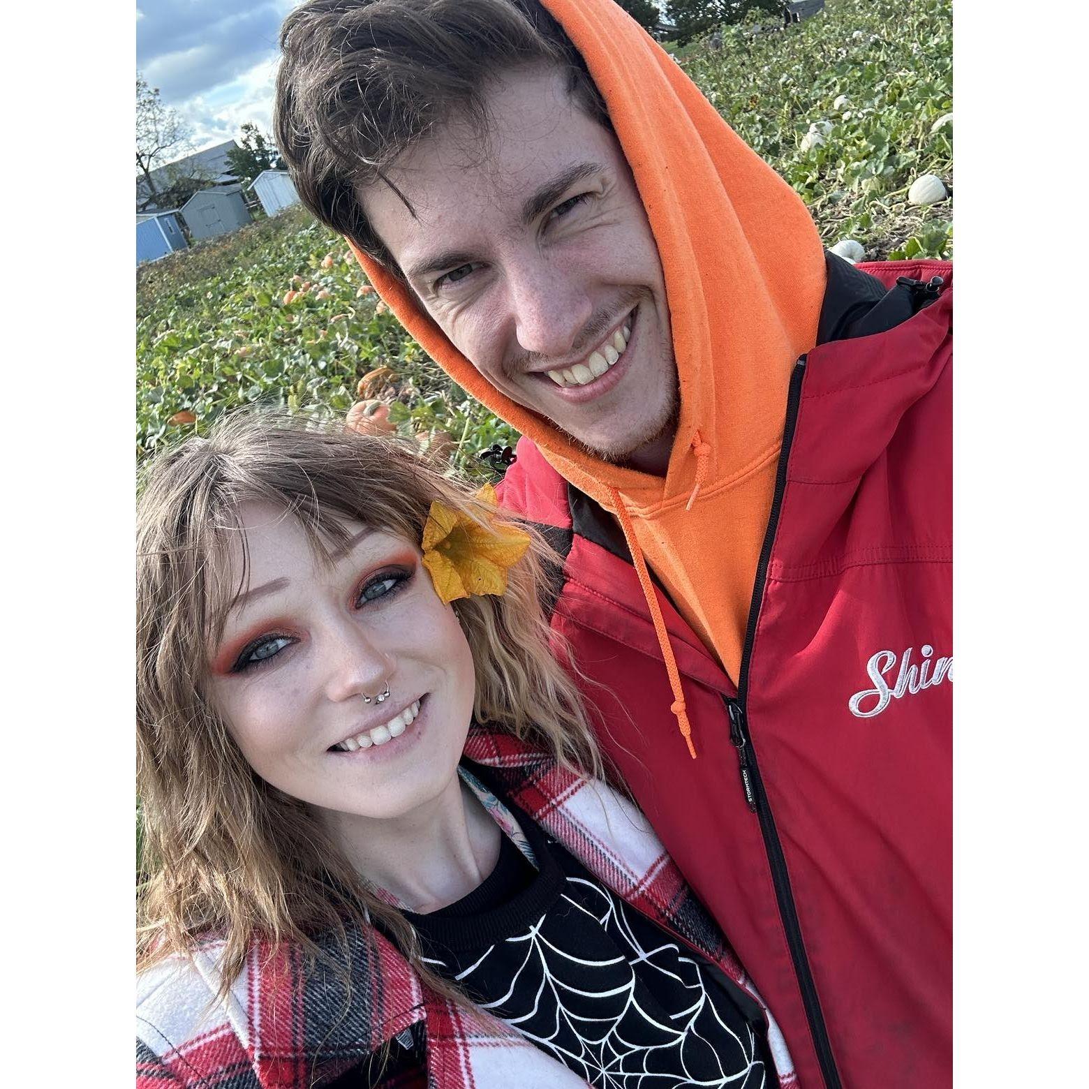 Our first trip to the pumpkin patch