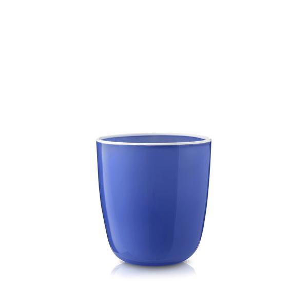 Handblown Bumba Glass in Midnight Blue