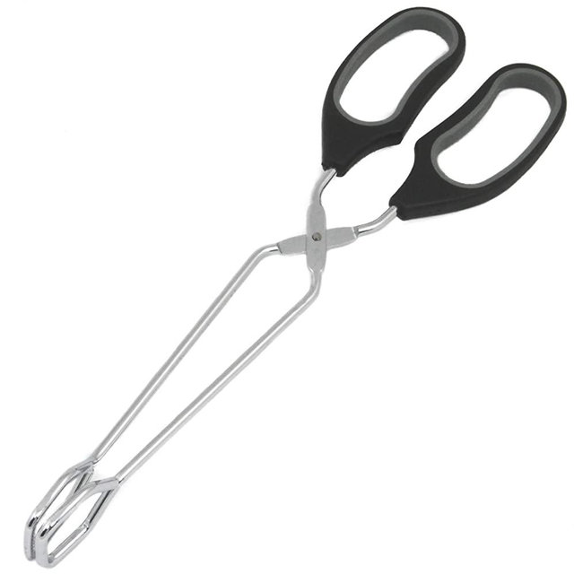 Chef Craft Serving Tong, Stainless Steel 3-1/4 in W x 12 in L Black