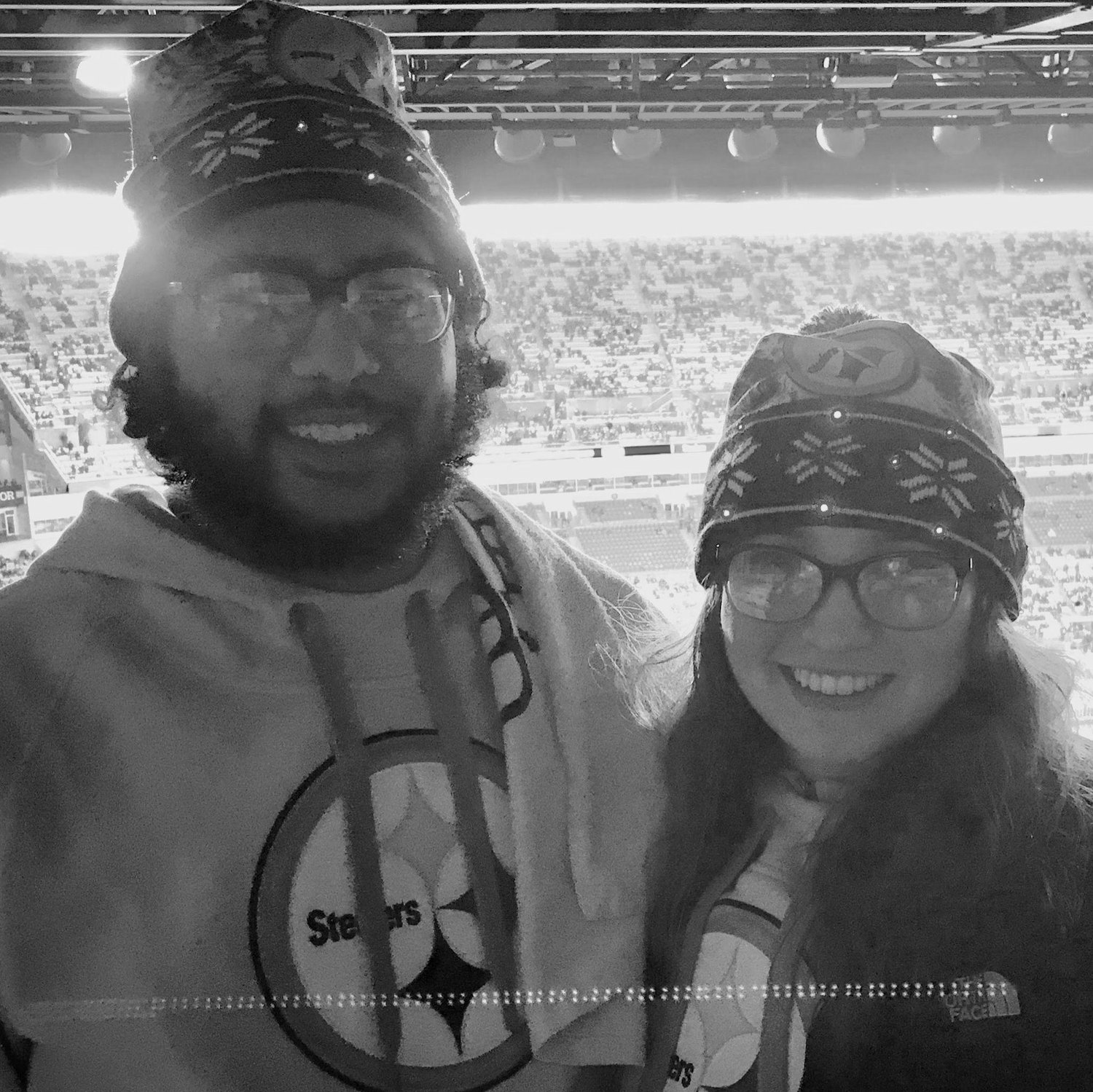 Our first Steelers game!