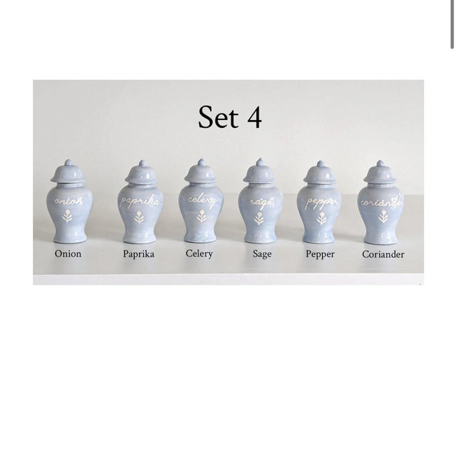 Spice Jar Set 4