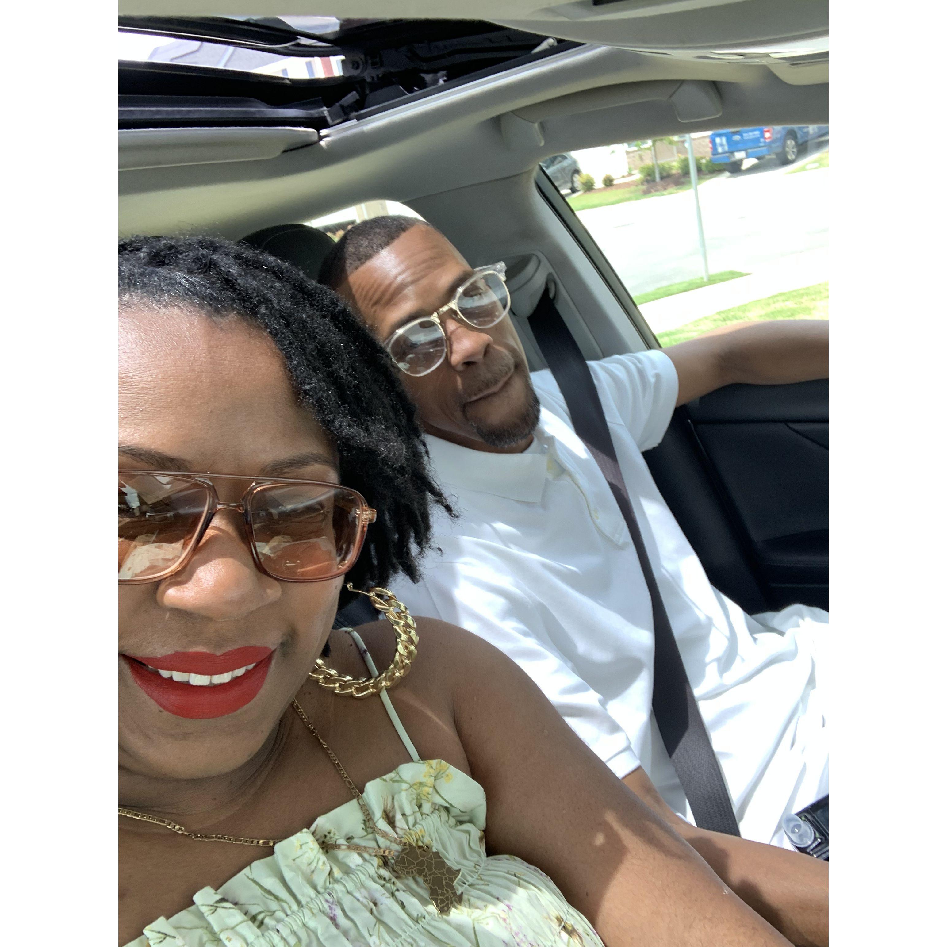 Our weekend ritual of going out and spending time together