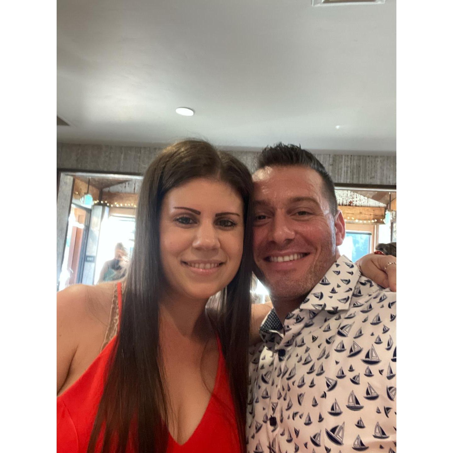 On our first date! ❤️
