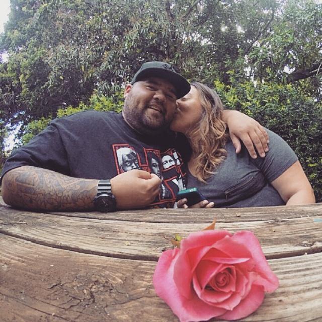 Where we learned more about our life together | Outside our first home in Hali'imaile.
