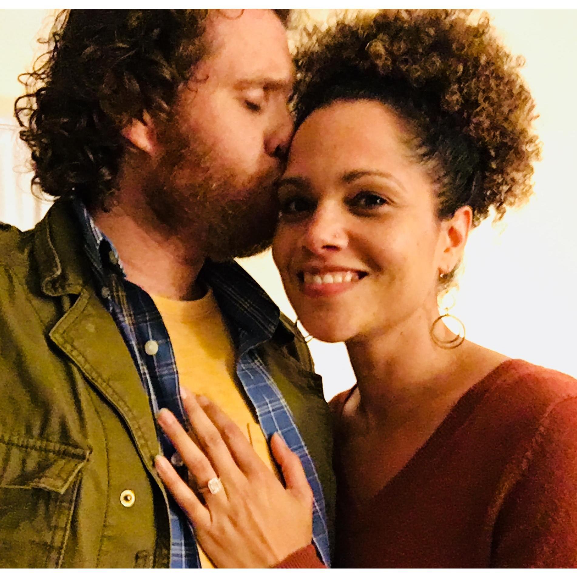 The night we got engaged!