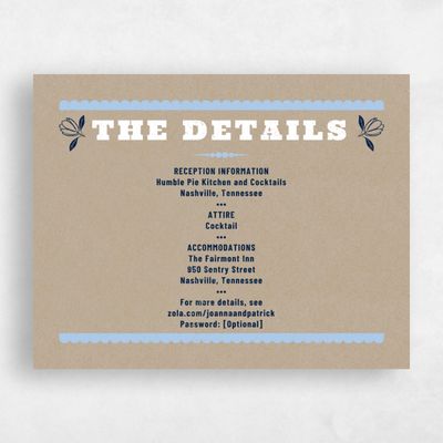 Denim, Brown Wedding Enclosure - Festival