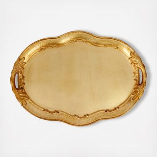 Florentine Wooden Accessories Oval Hosting Tray