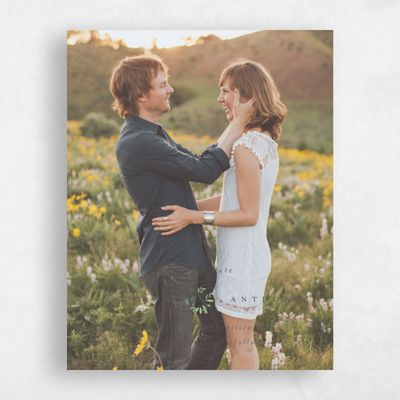 Dark Seaweed, Green Wedding Save the Date - Jackson Photo
