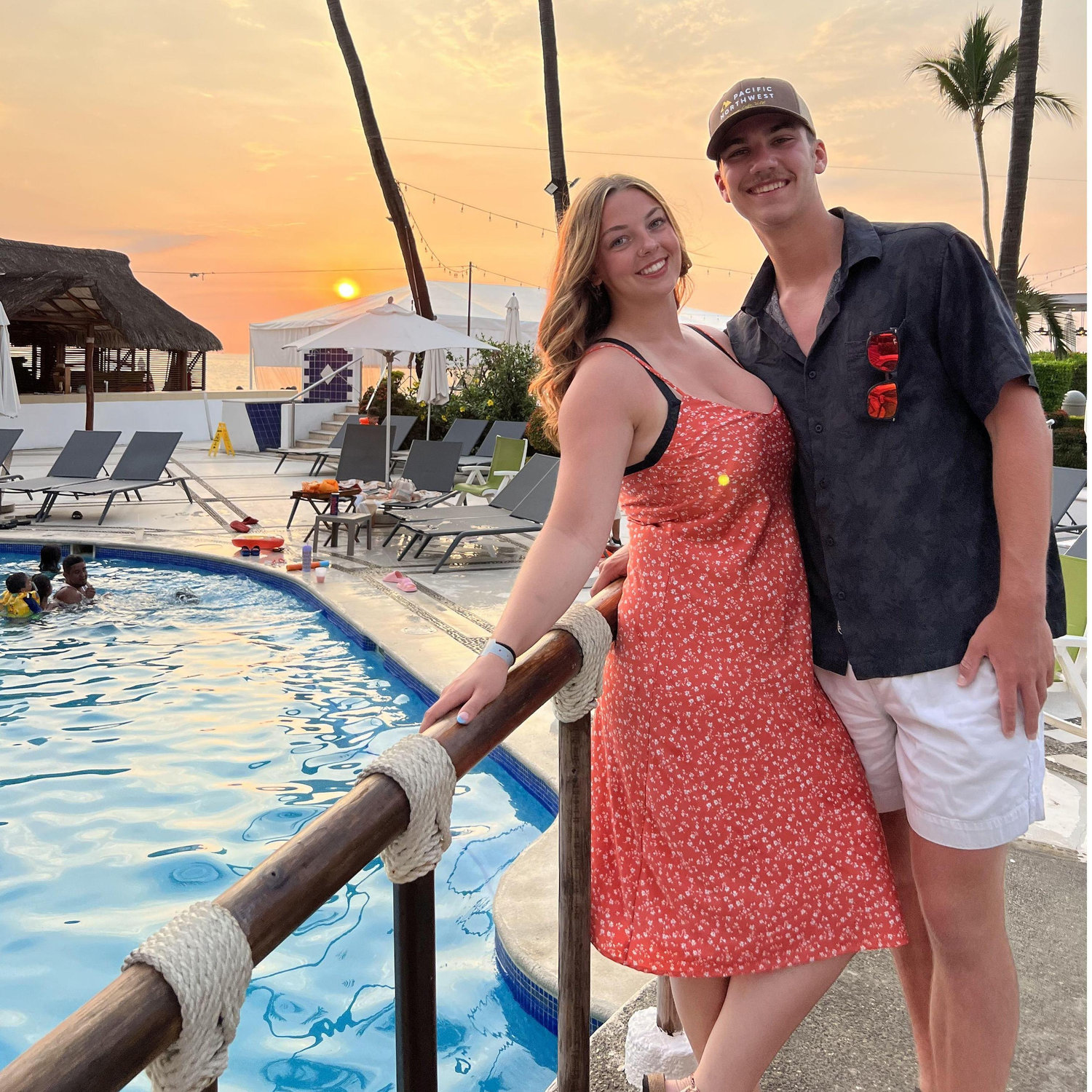 Our first trip to Mexico after graduation