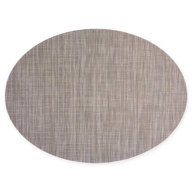 Radiant Woven Vinyl Placemats in Grey (Set of 4)