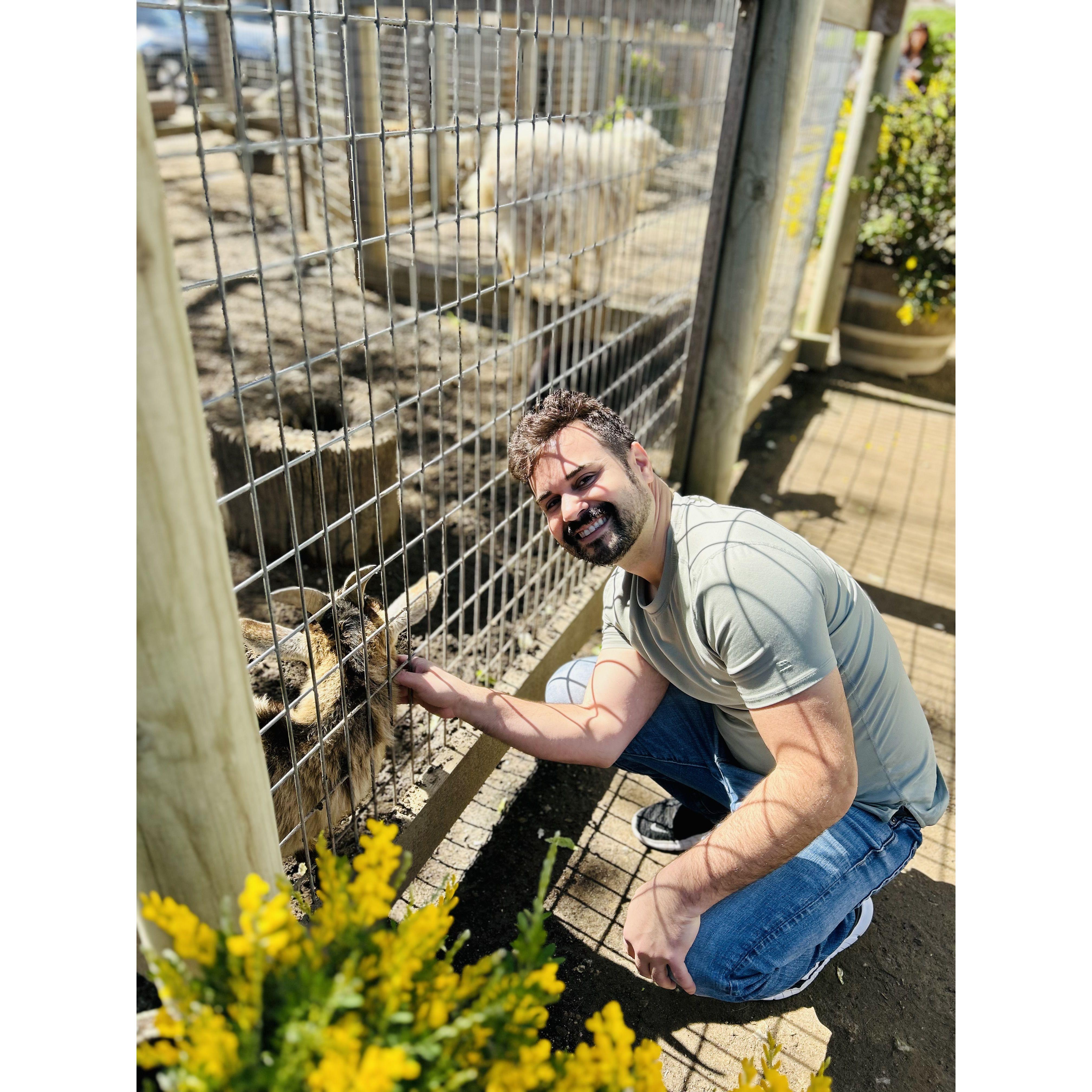 Having fun at Avila Farm! One of Troy's go to spots