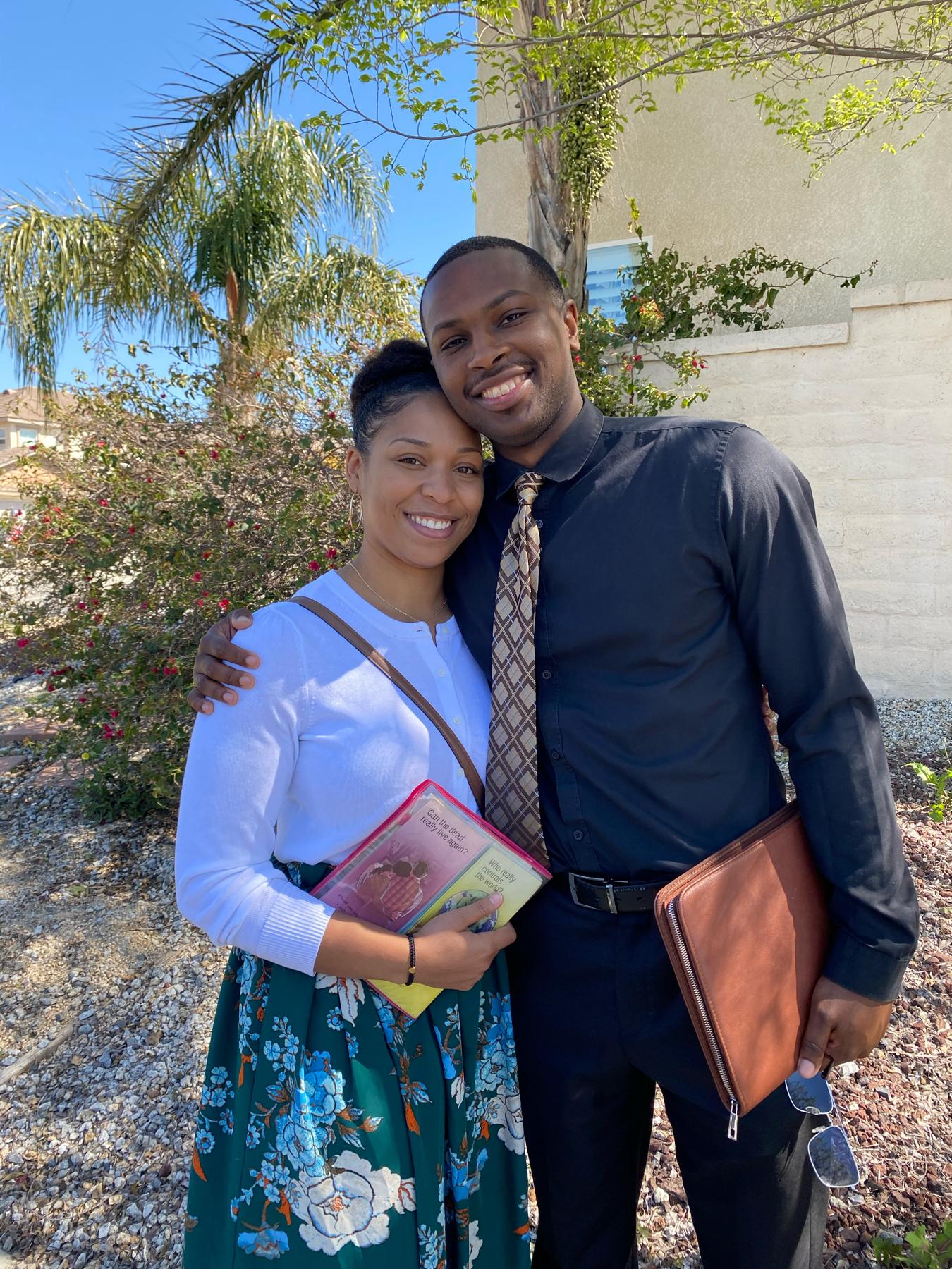 Our first service day together as a couple