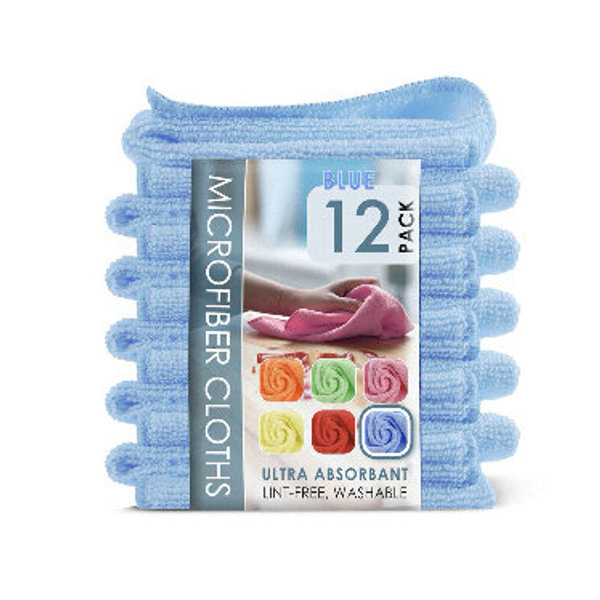 Microfiber Cleaning Cloth (12 Pack)