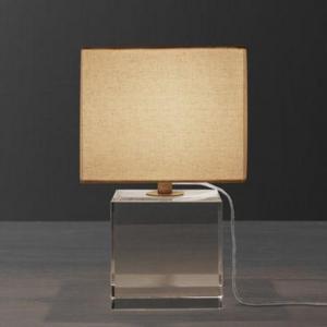 Marton Crystal Accent Lamp with Shade