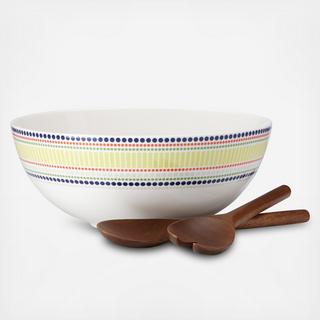 Hopscotch Drive Salad Bowl with Servers