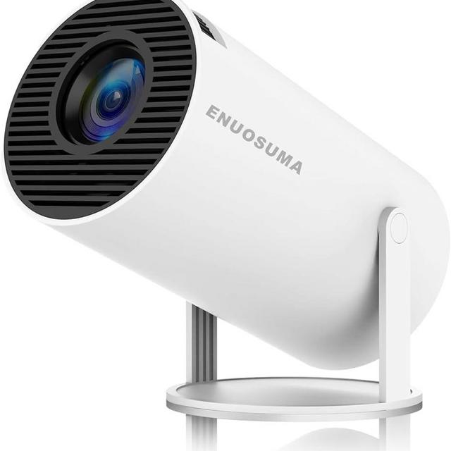 Mini Projector, Support 4K 1080P Portable Projector with Dual Band WIFI6 5G Wireless 5.2 Bluetooth Android 11, 200 ANSI Lumens, 180° Rotatable, Auto Keystone Correction,35"-130" Screen Video Projector