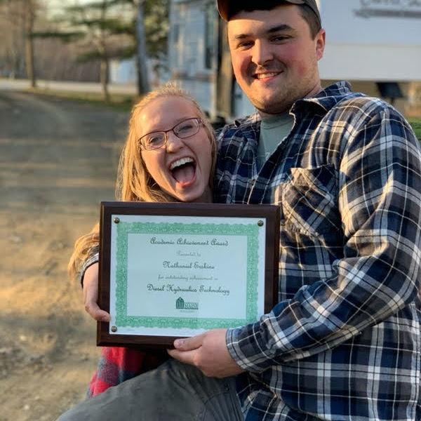 Nate's college graduation party