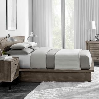 Reversible Heathered 3-Piece Duvet Set