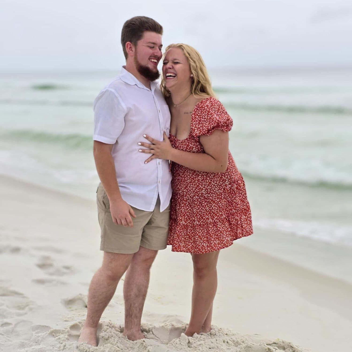Our first real pictures together, done by my second momma :)