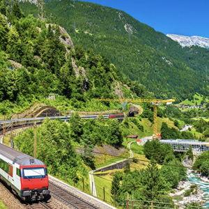 Euro train honeymoon
