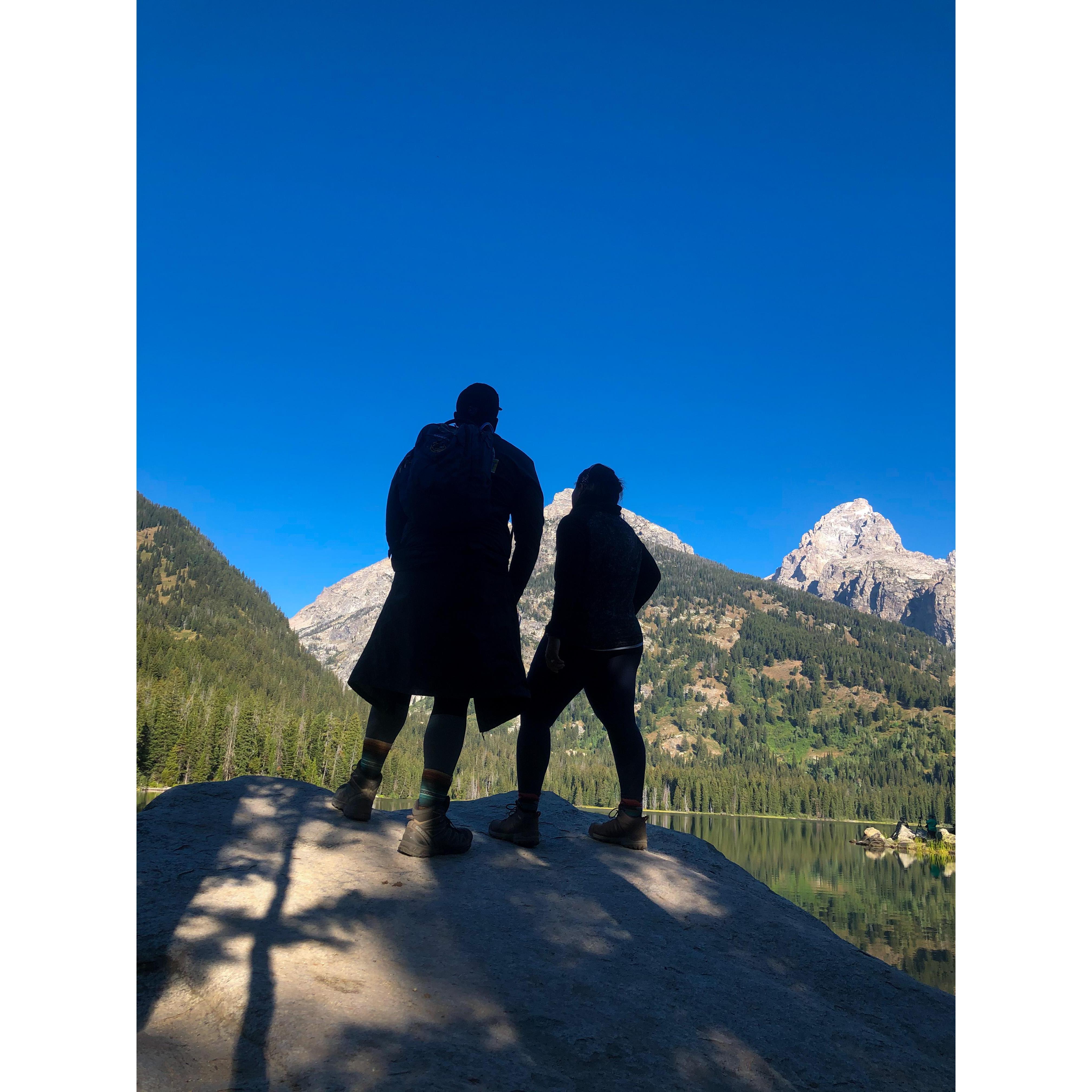 Hiking in the Tetons