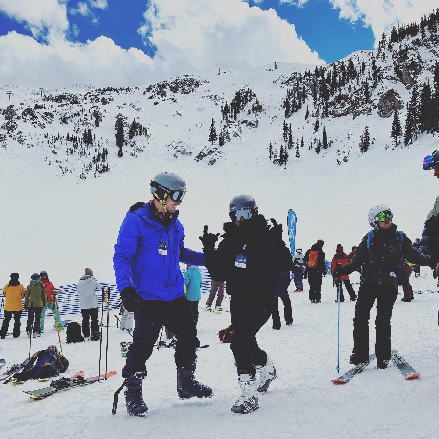 A fun day skiing in Taos.