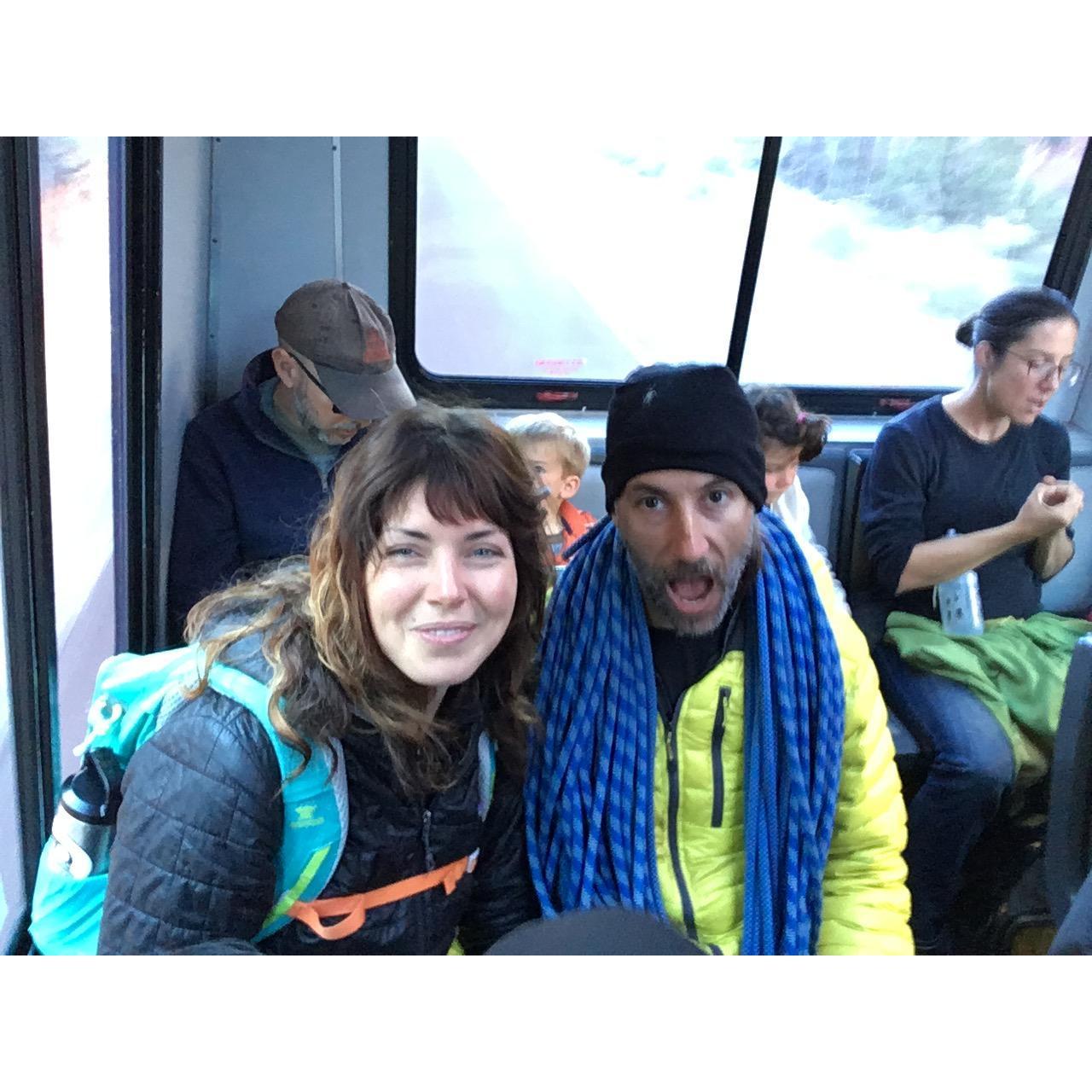 I was told there is a weirdo on every bus, but I can never seem to find him...