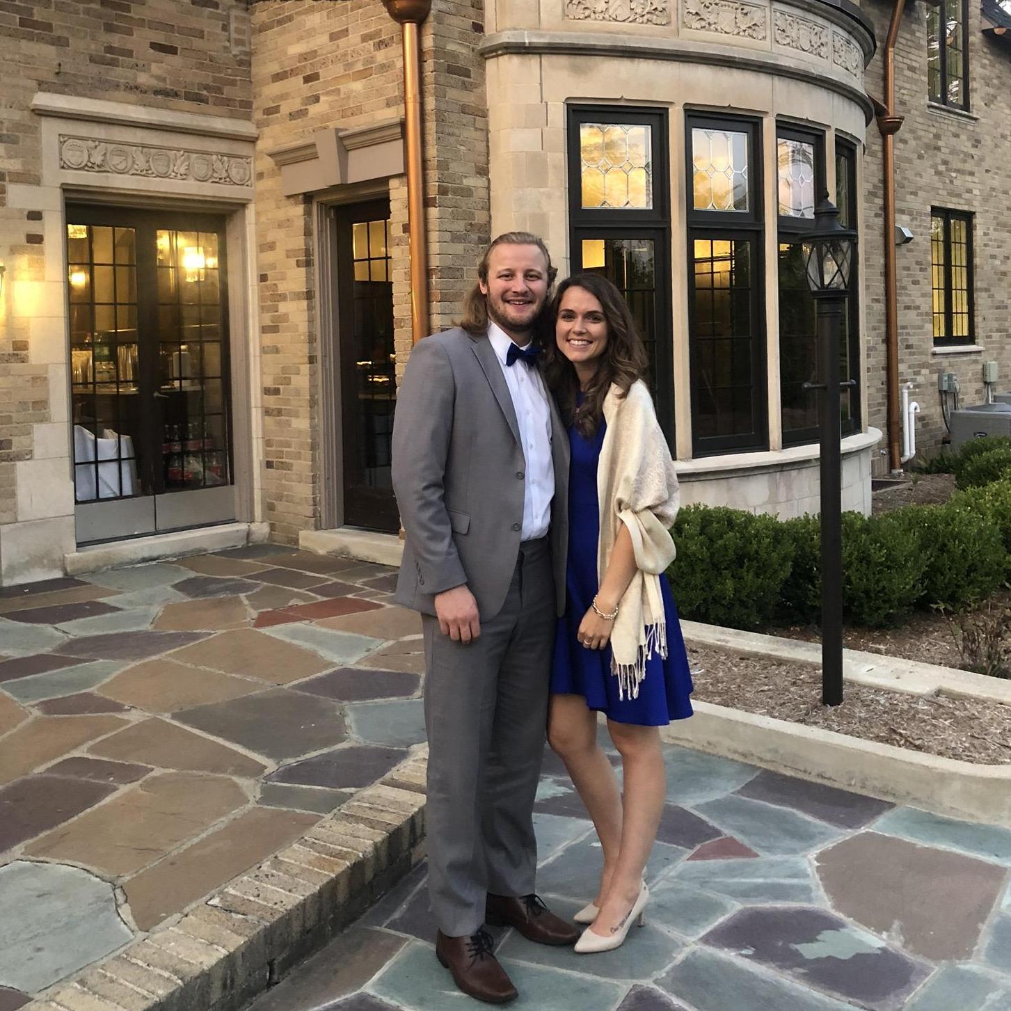 Kentwood, Michigan. The wedding where the first "I love you's" were said.