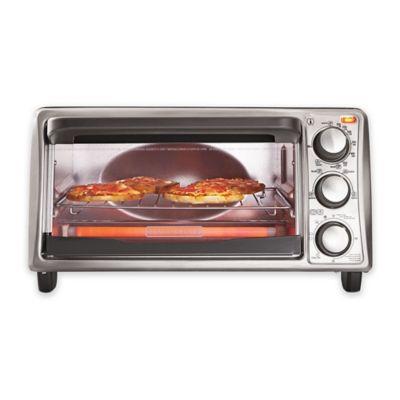 Black & Decker™ 4-Slice Toaster Oven in Grey