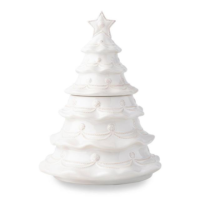 Berry & Thread Tree Cookie Jar - Whitewash