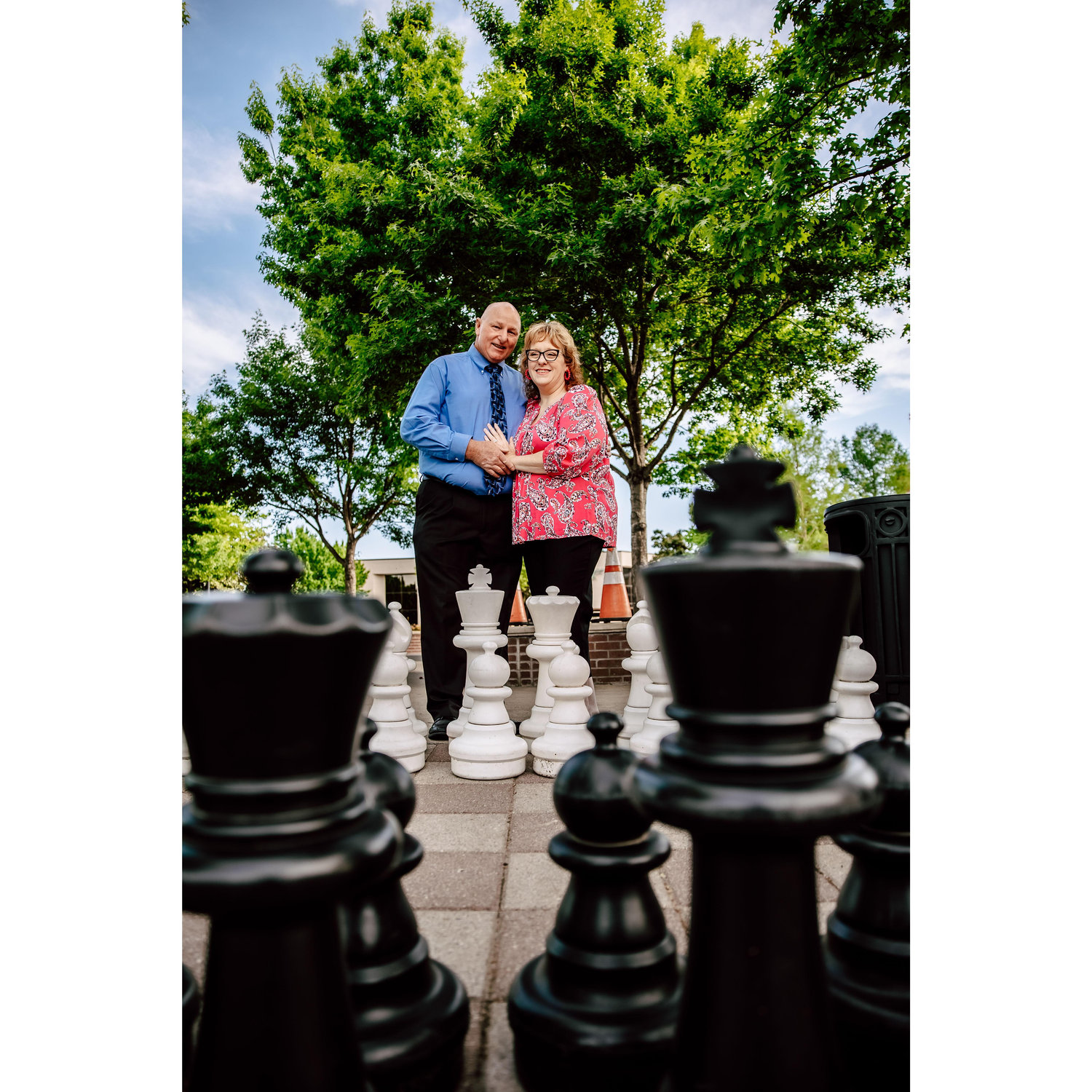 Our engagement photos in downtown Sulphur Springs, TX.