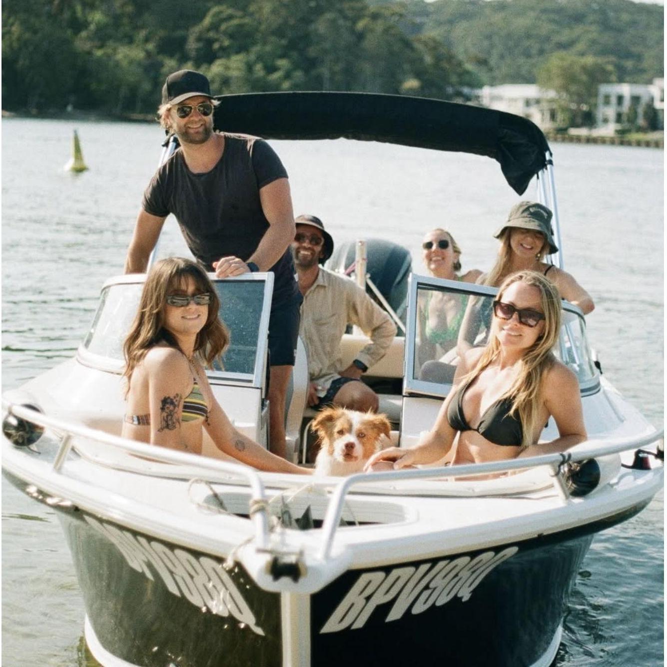 Our boat Skala, named after the hotel we stayed in in Japan when we got engaged.