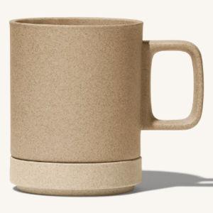 Hasami Natural Mug with Saucer