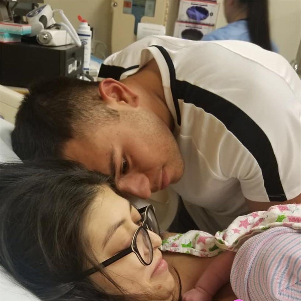 The night we became parents.
