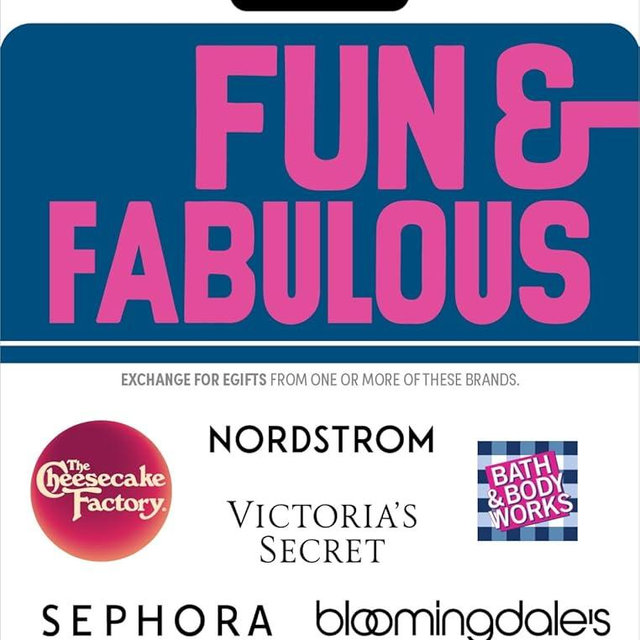 One4all Fun & Fabulous Physical Gift Card - $50