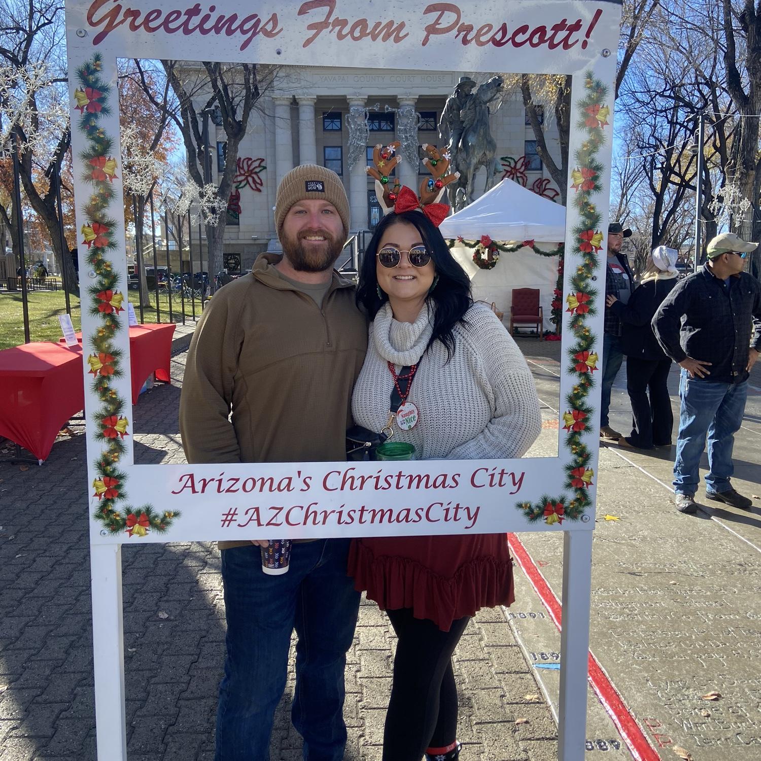 Our first Christmas together.