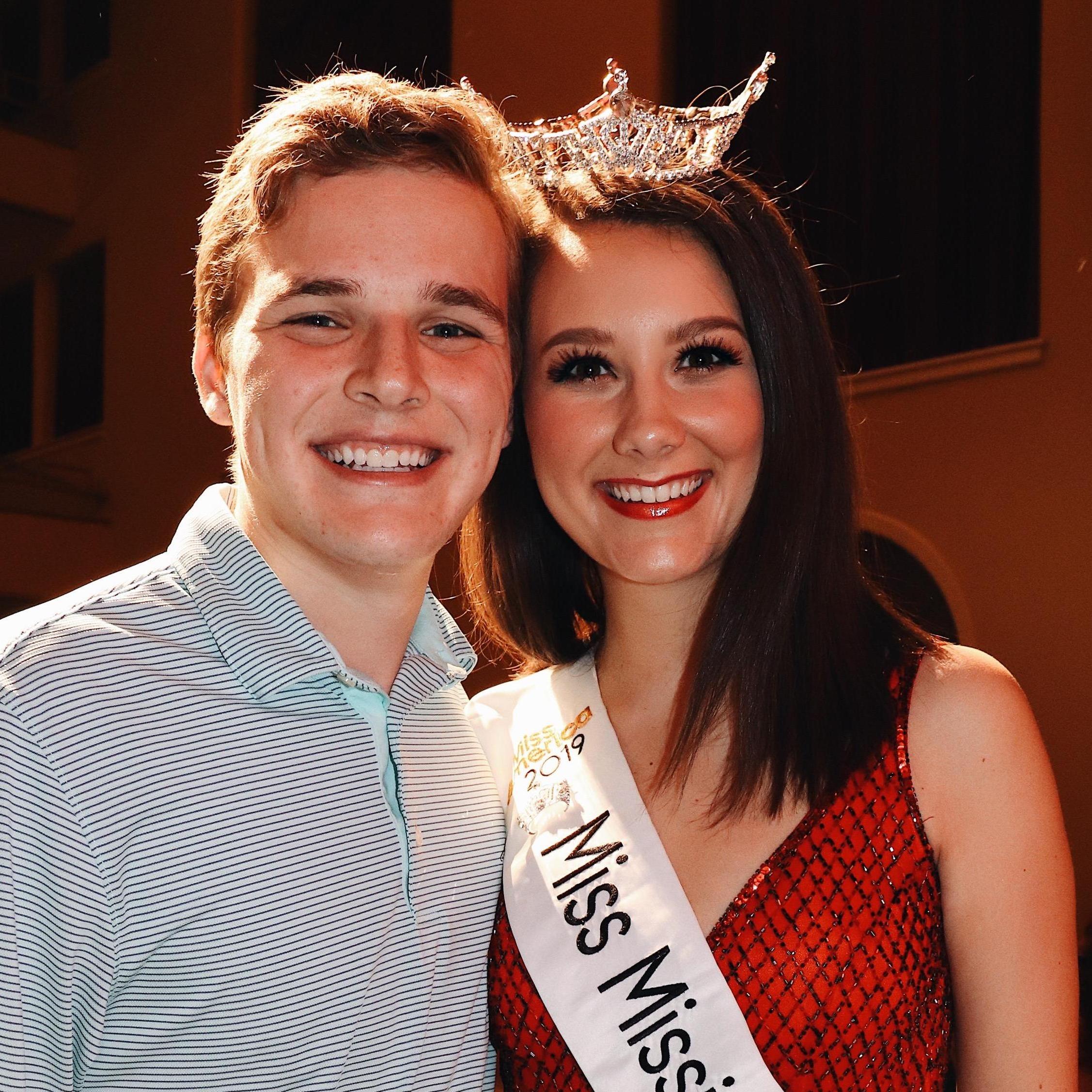 Nathan being supportive of Miss MSU