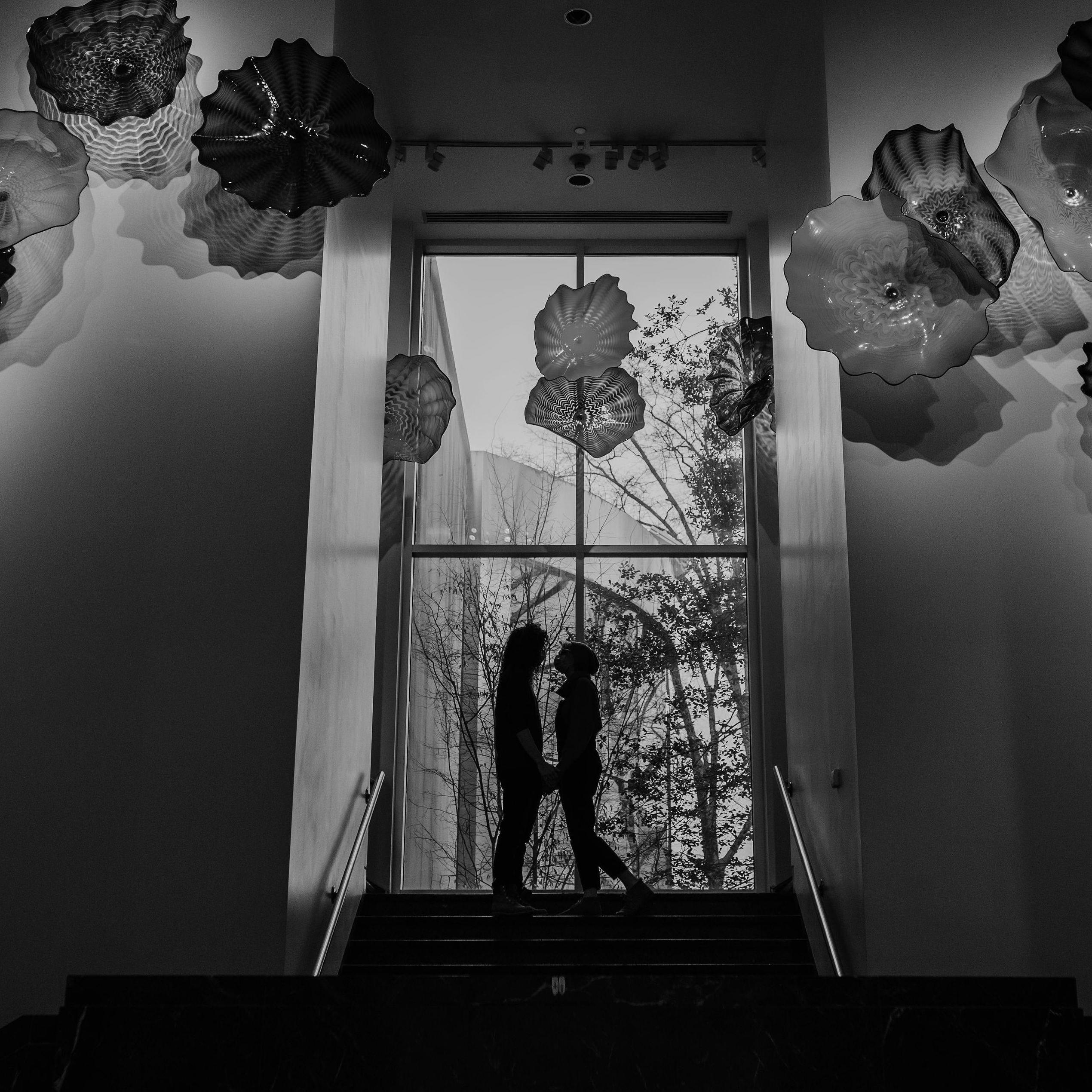 Some photos from our engagement session at the Birmingham Museum of Art! Our incredible photographer, Morgan Lee Photography, took these!