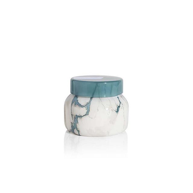 Capri Blue Volcano Candle - Modern Marble Petite Signature Jar Candle - Luxury Aromatherapy Candle (8 oz)