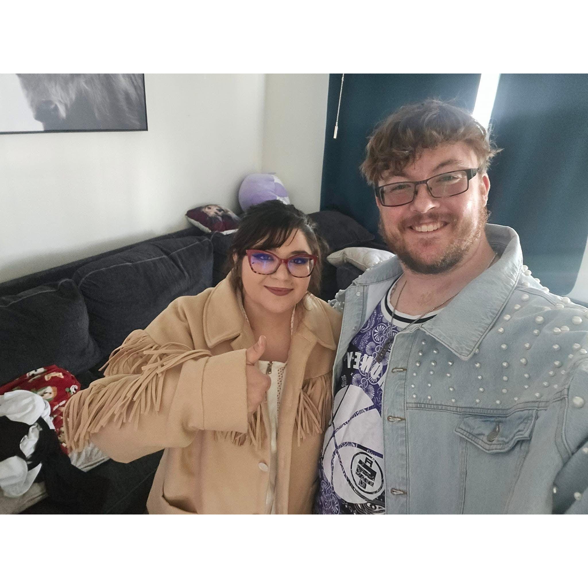 10th Anniversary date where we dressed each other up in thrift store clothes