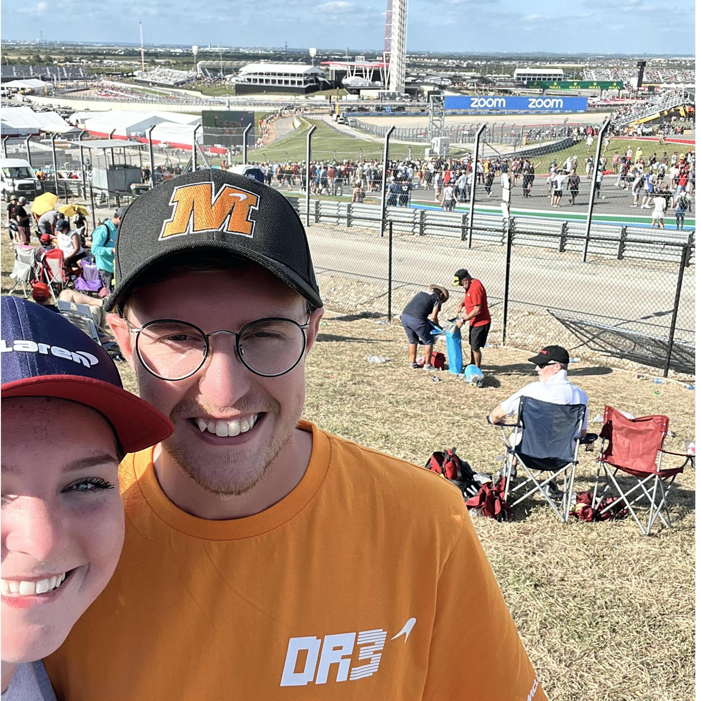 October 25, 2021 (Austin, TX): Our first F1 race