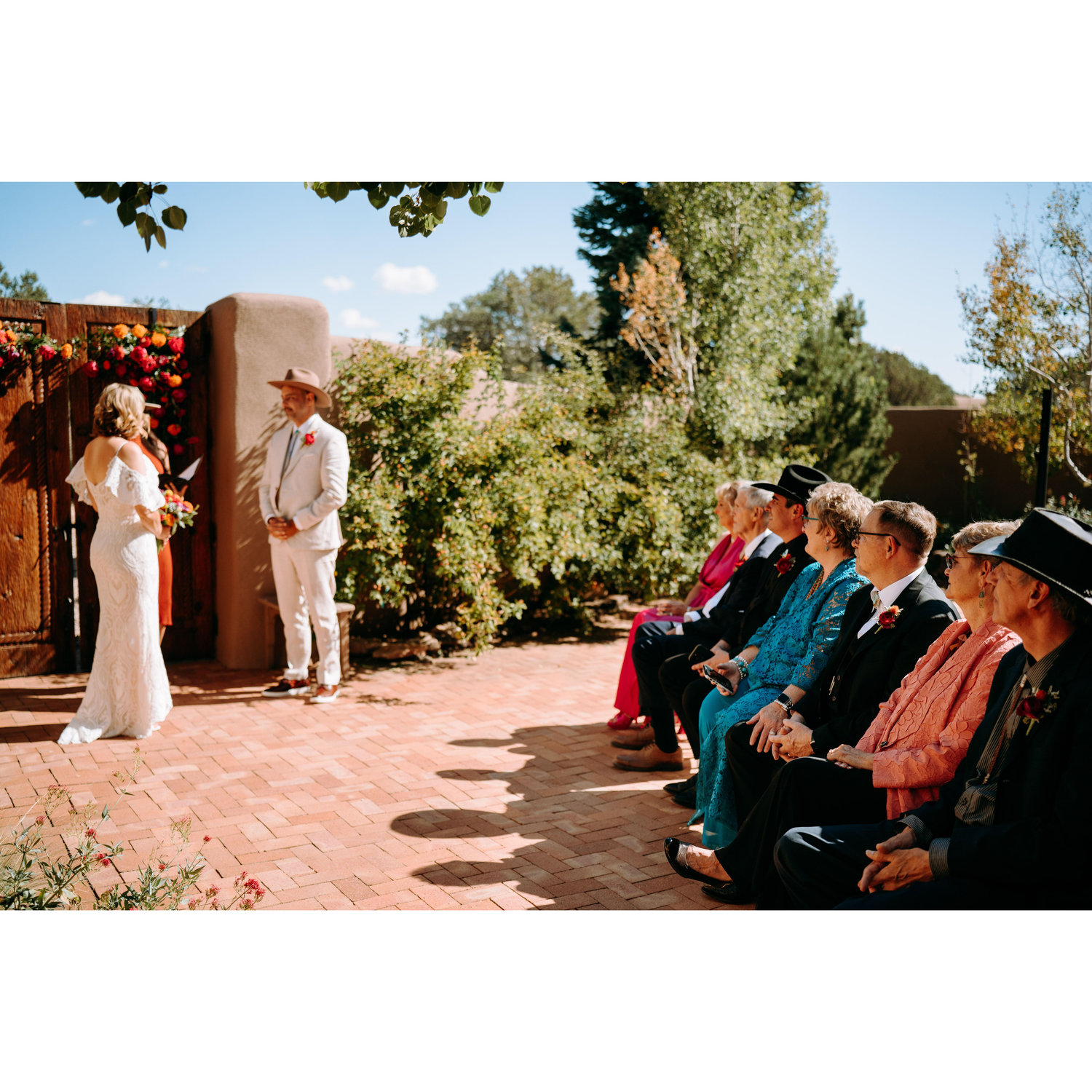 The ceremony, Jenn, Shae, Marie, Debi, John, Will, Marla, Jonathan, Carol and Ric