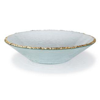 Annieglass Edgey Gold Round Bowl