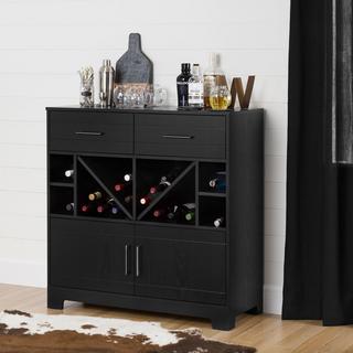 Vietti Bar Cabinet with Bottle Storage and Drawers