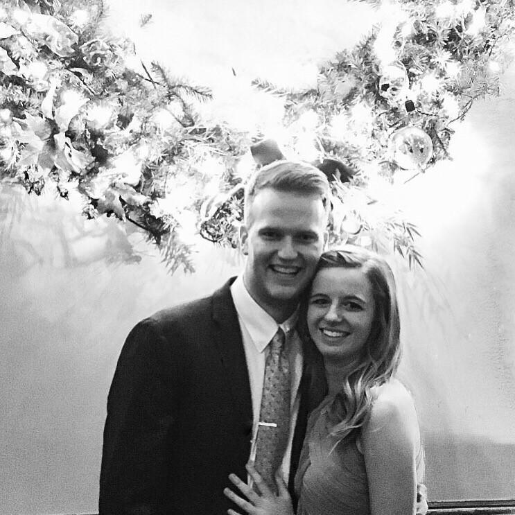 Our first official wedding together