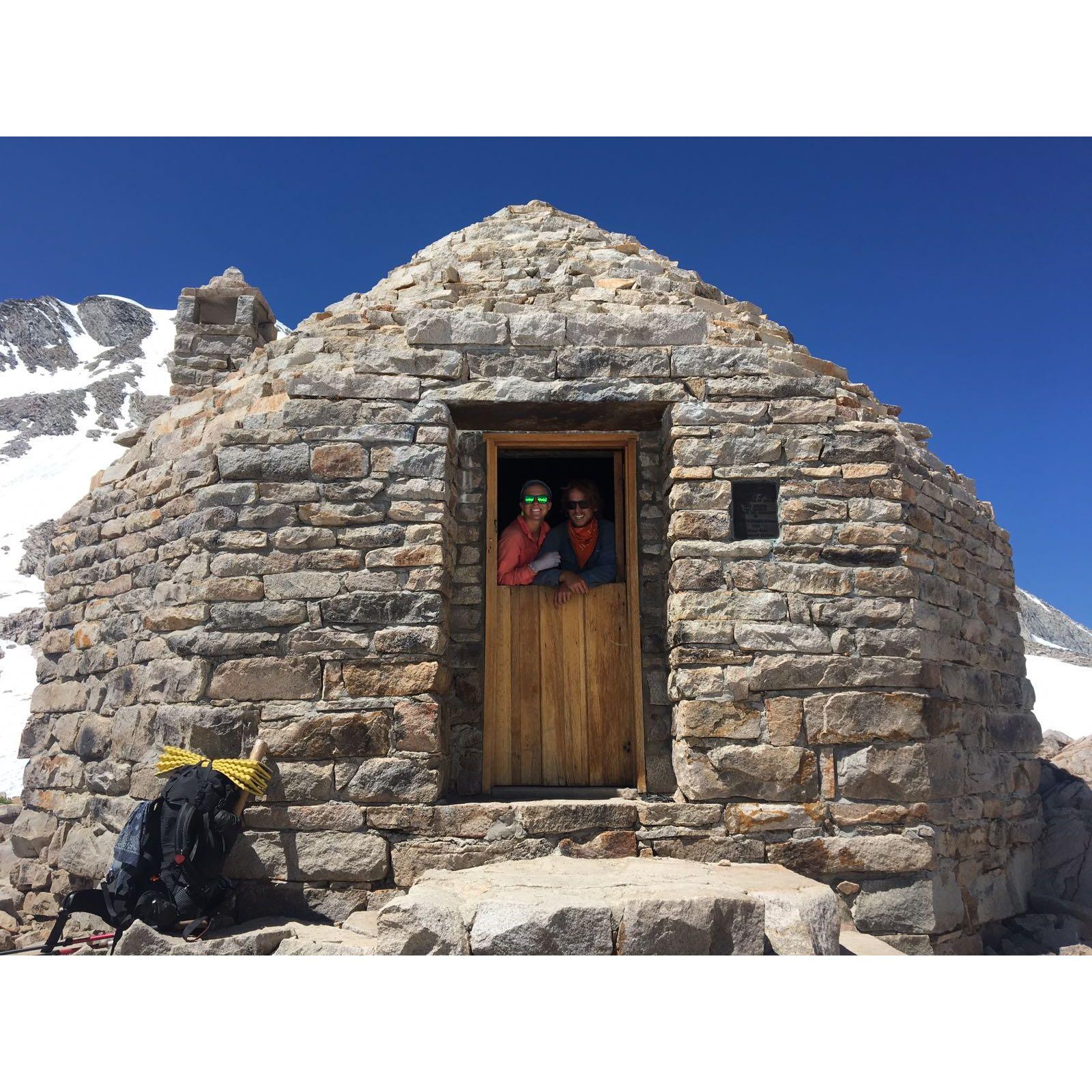 John Muir hut, 12,000 ft. up in the High Sierras