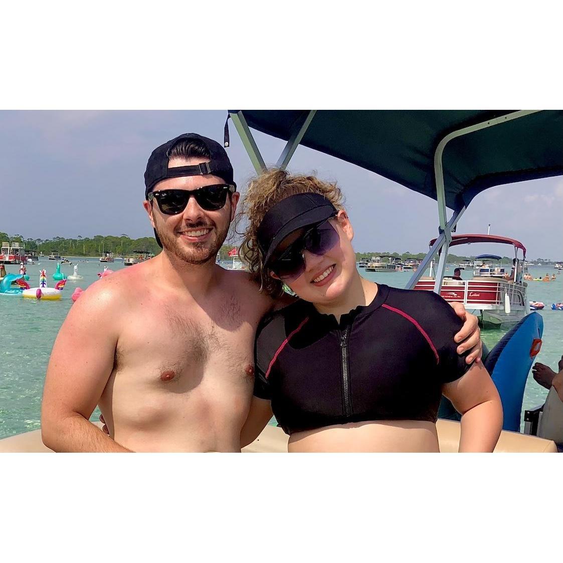 Crab Island in Destin, FL, July 2021