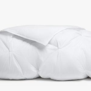 Organic Cotton Puff Comforter in White